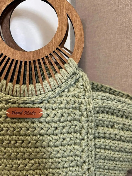 Набор ручек для сумки ОМурМебель Двойной круг с лучами