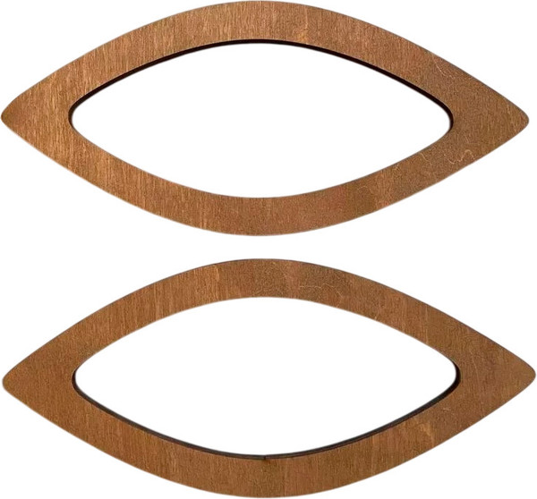 Набор ручек для сумки ОМурМебель Острый овал - фото