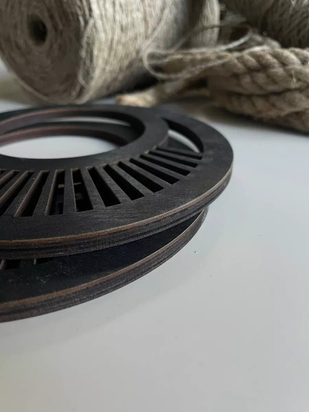 Набор ручек для сумки ОМурМебель Двойной круг с лучами