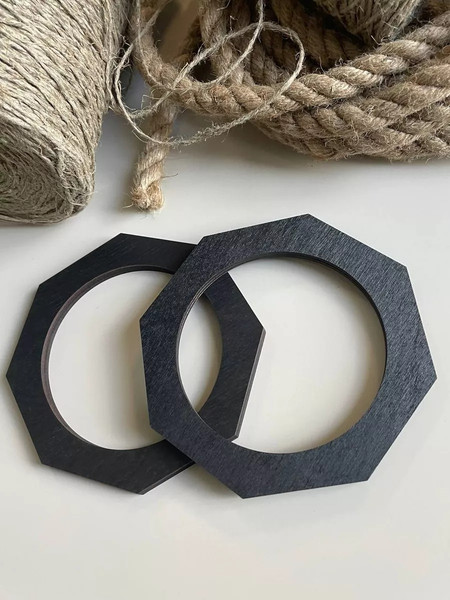 Набор ручек для сумки ОМурМебель Острый овал и восьмиугольник