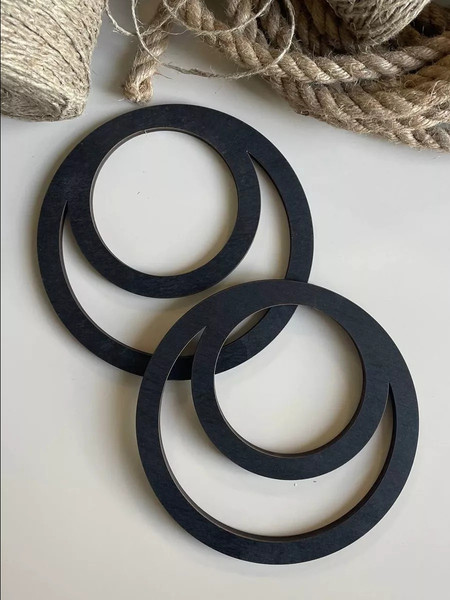 Набор ручек для сумки ОМурМебель Острый овал и двойной круг