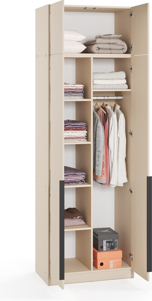 Шкаф Soma Lord Black 2-х створчатый 80х240