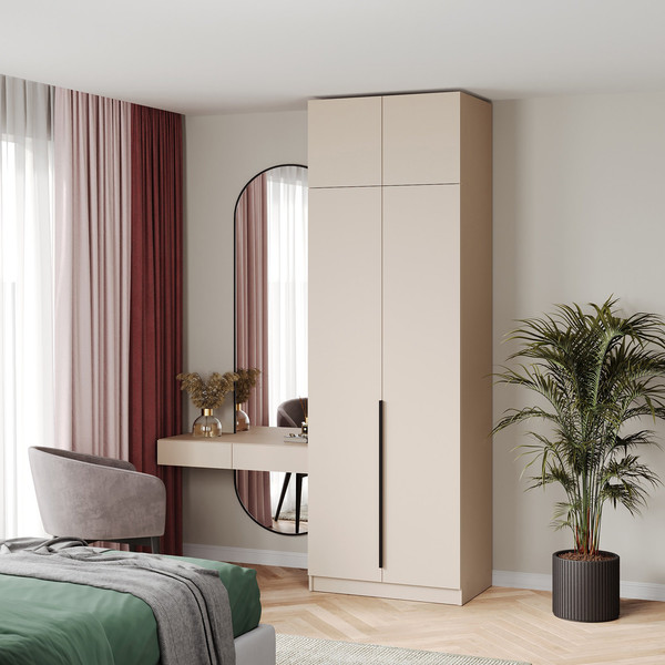 Шкаф Soma Lord Black 2-х створчатый 80х240