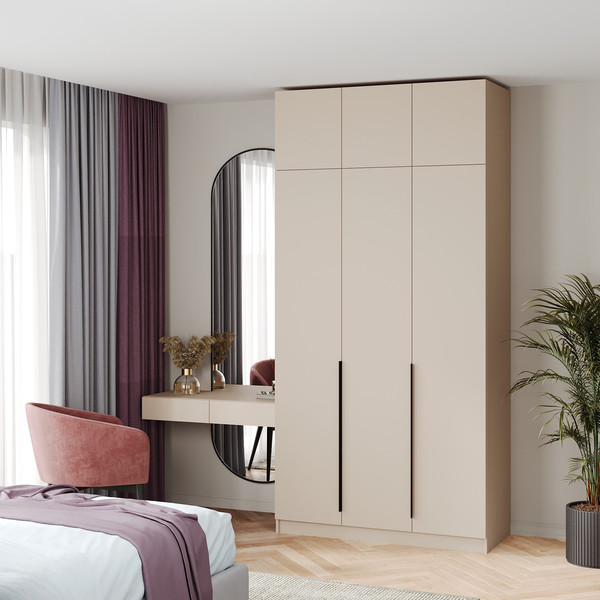 Шкаф Soma Lord Black 3-х створчатый 120х240