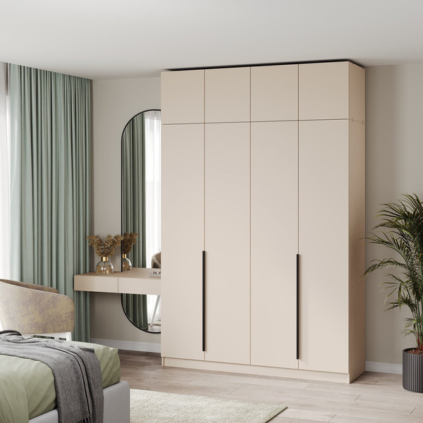 Шкаф Soma Lord Black 4-х створчатый 160х240