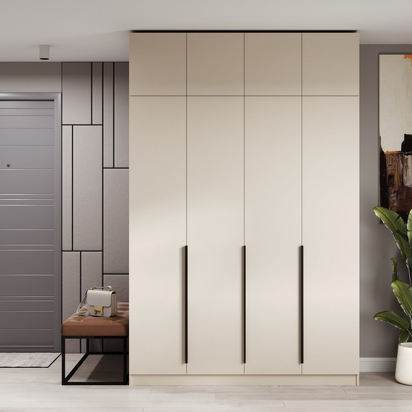 Шкаф Soma Lord Black 4-х створчатый 160х240