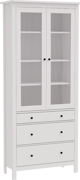 Шкаф с витриной Mio Tesoro Сага 90 Мору / 2.08.16.250.1 - фото