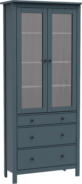 Шкаф с витриной Mio Tesoro Сага 90 Мору / 2.08.16.250.6 - фото