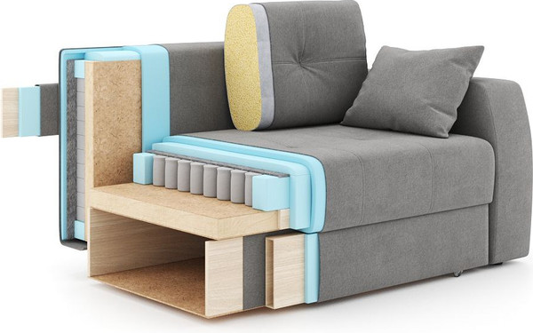 Диван Аквилон Оптимус 1 НПБ