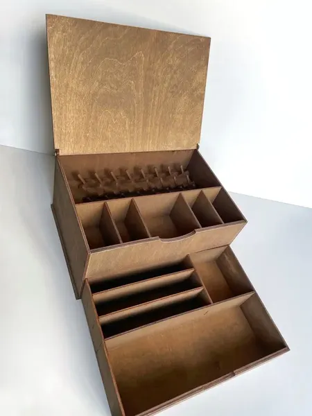 Органайзер для хранения ОМурМебель Для швейных принадлежностей 34x24x17см