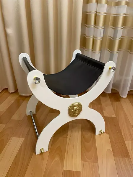 Подставка для сумки ОМурМебель Лакшери №9 белые ноги лев