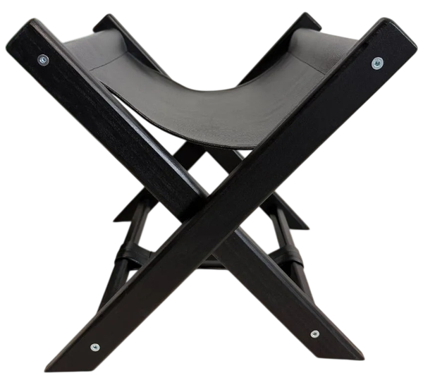 Подставка для сумки ОМурМебель черные ножки/латте люкс 118