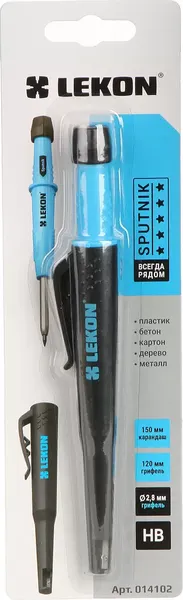 Карандаш строительный LEKON Sputnik / 14102