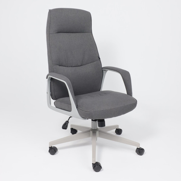 Кресло офисное AksHome Sierra (серая ткань/серый металл)