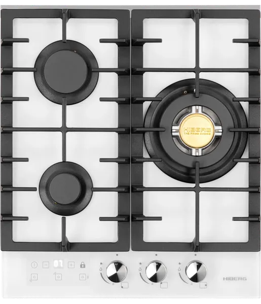 Газовая варочная панель Hiberg VM 4235 W - фото