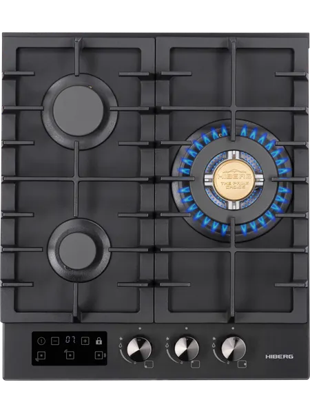 Газовая варочная панель Hiberg VM 4235 B