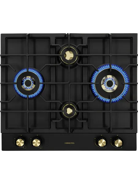 Газовая варочная панель Hiberg VS 6545 B