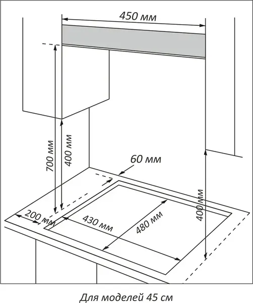 Газовая варочная панель Nordfrost HM 4532 B