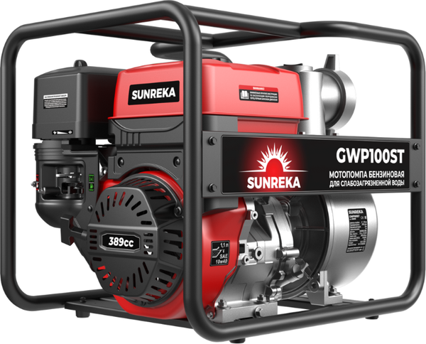 Мотопомпа SUNREKA GWP100ST - фото