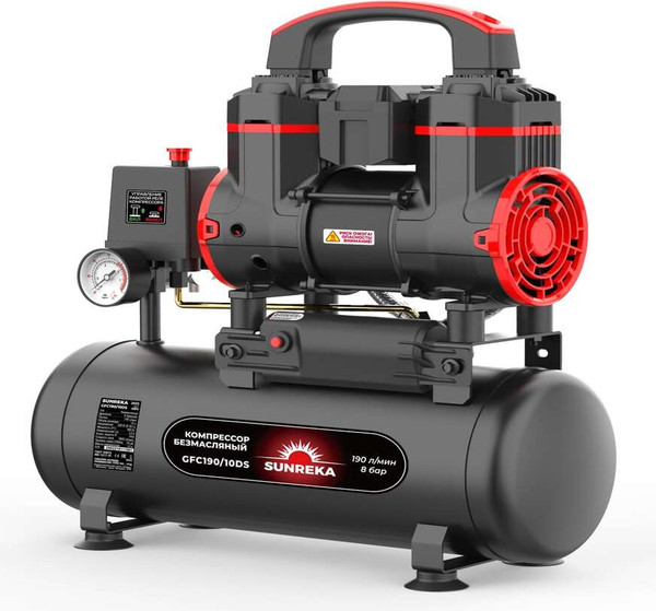 Воздушный компрессор SUNREKA GFC190/10DS - фото