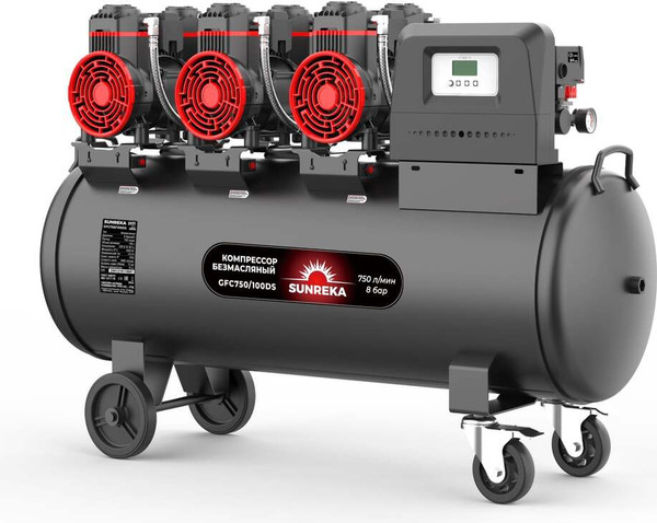 Воздушный компрессор SUNREKA GFC750/100DS - фото