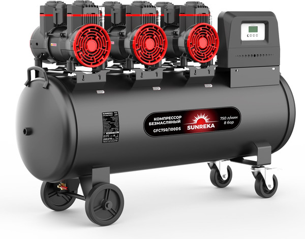 Воздушный компрессор SUNREKA GFC750/100DS