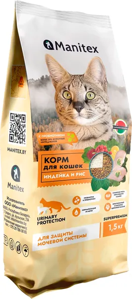 Сухой корм для кошек Manitex Urinary Protection Для взрослых кошек - фото