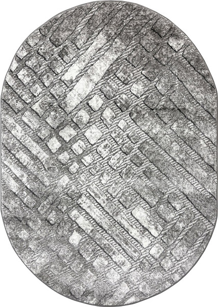 Ковер Safyun Diana / NP403-GREY-BLUE-OVAL - фото