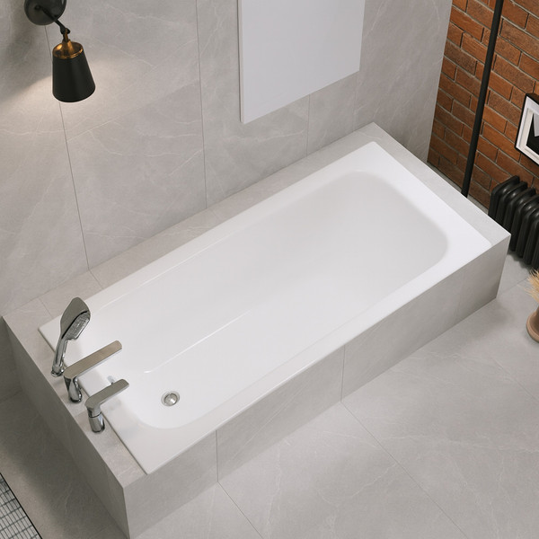 Ванна стальная Lauter Brio 160 / 21S1600 + сифон 21Y11020