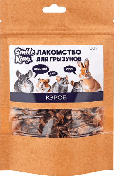 Лакомство для грызунов Smile King Кэроб / LKG-71 - фото