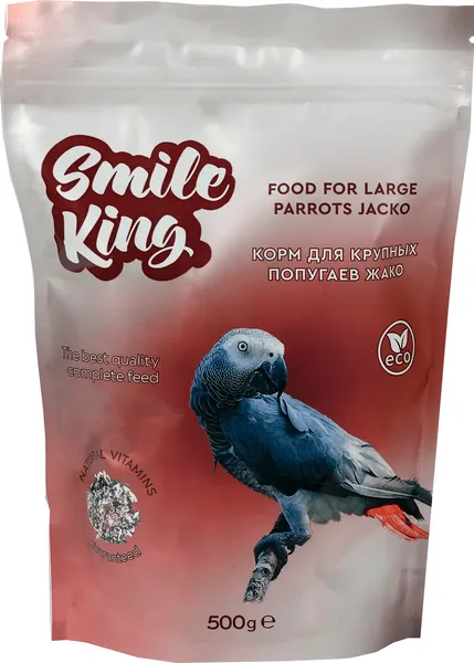Корм для птиц Smile King Для крупных попугаев / LKG-33 - фото