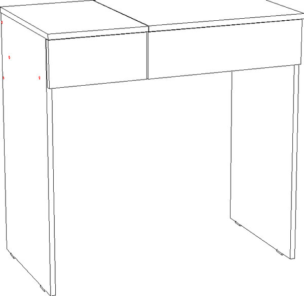Туалетный столик Премиум Амелия Оливия