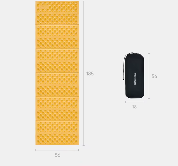 Туристический коврик Naturehike 185х65х2.5см / CNK2550WS030-RWHG