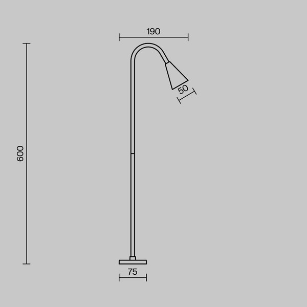 Светильник уличный Maytoni Barb O531FL-L3B3K