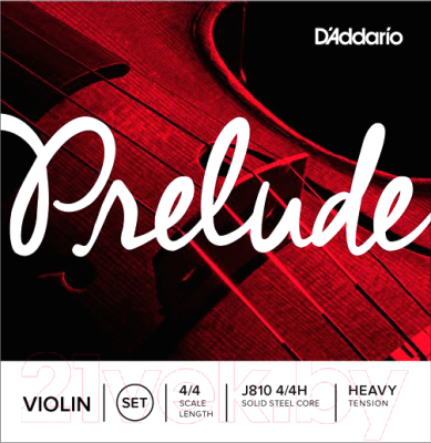 Струны для смычковых D'Addario J810 4/4 H - фото