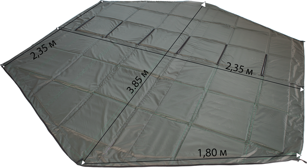 Пол для палатки Стэк Чум 2 Оксфорд / С66.ПЧ2