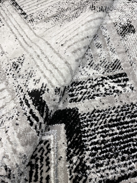 Ковер Safyun Diana / NP354-GREY-BLACK-OVAL