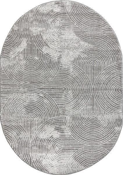 Ковер Safyun Diana / NP417-GREY-OVAL - фото