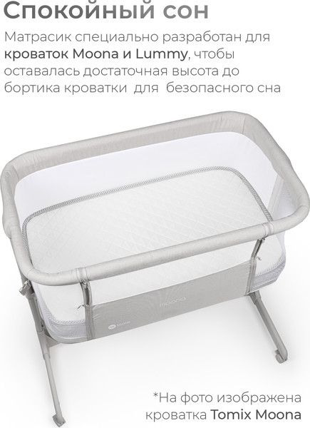 Матрас в кроватку Tomix Moona 81x48x6 / П-21т