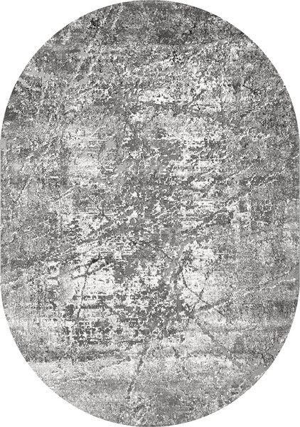 Ковер Safyun Diana / NP401-GREY-OVAL (2x3) - фото