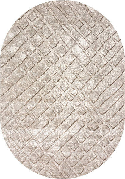 Ковер Safyun Diana / NP403-CREAM-OVAL (2x3) - фото