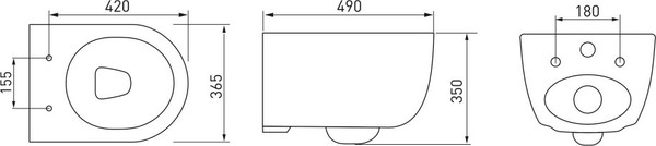 Унитаз подвесной с инсталляцией Berges Ventas Rimless + АТОМ 410 / AT-043340