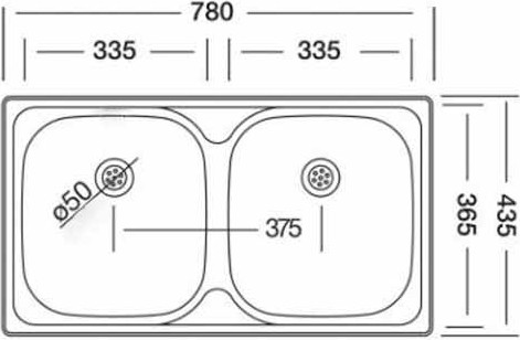 Мойка кухонная КромРус EC-189М RUS