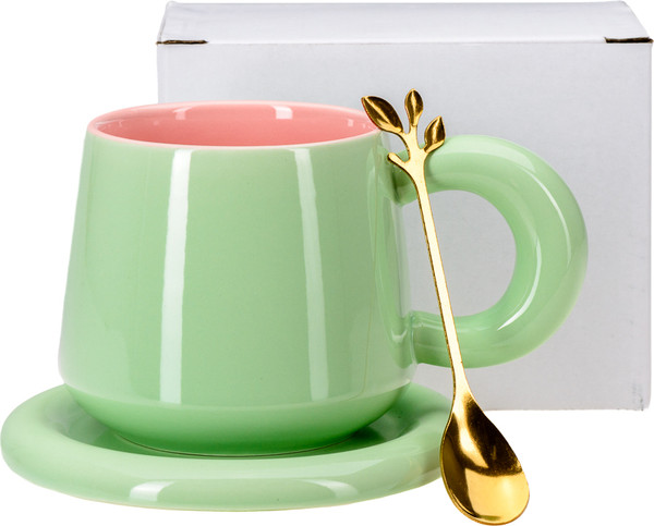 Чашка с блюдцем Белбогемия GS002 / 110936 - фото