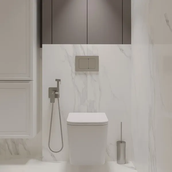 Унитаз подвесной с инсталляцией Oliveeka OL-MQ5014E12-BN