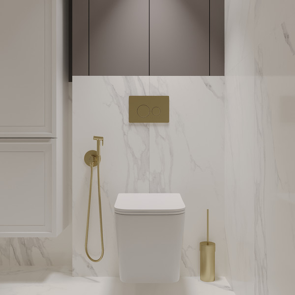 Унитаз подвесной с инсталляцией Oliveeka OL-MQ5014R22-BG