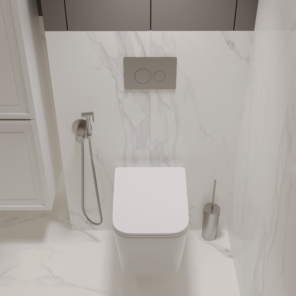 Унитаз подвесной с инсталляцией Oliveeka OL-MQ5014R22-BN