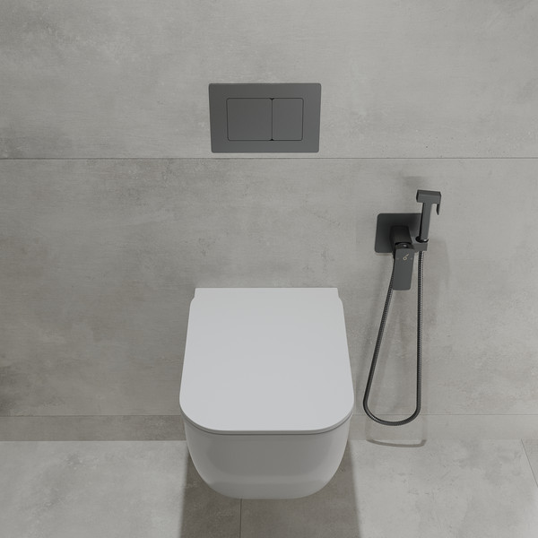 Инсталляция с унитазом подвесным Oliveeka OL-MQ1216E12-BGM