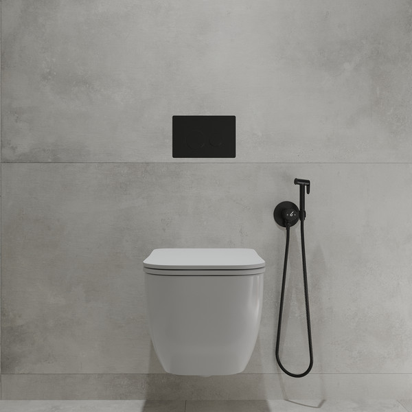 Инсталляция с унитазом подвесным Oliveeka OL-MQ1216R22-MB