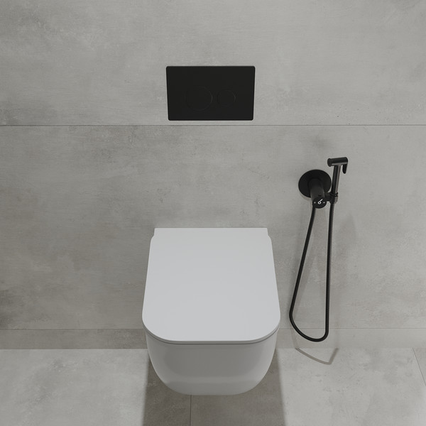 Инсталляция с унитазом подвесным Oliveeka OL-MQ1216R22-MB